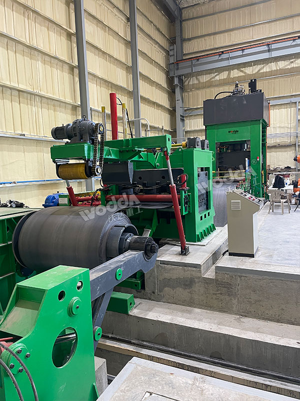 1000噸海洋浮標配件沖壓生產(chǎn)線