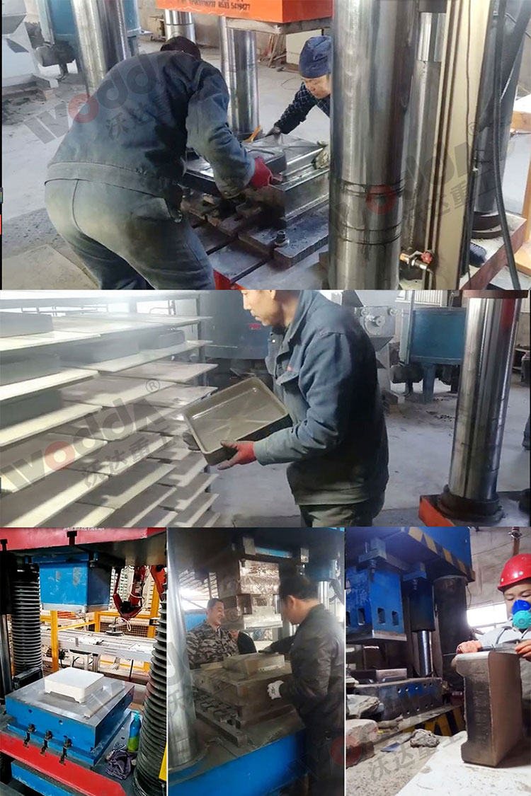 石墨匣缽液壓機客戶現(xiàn)場